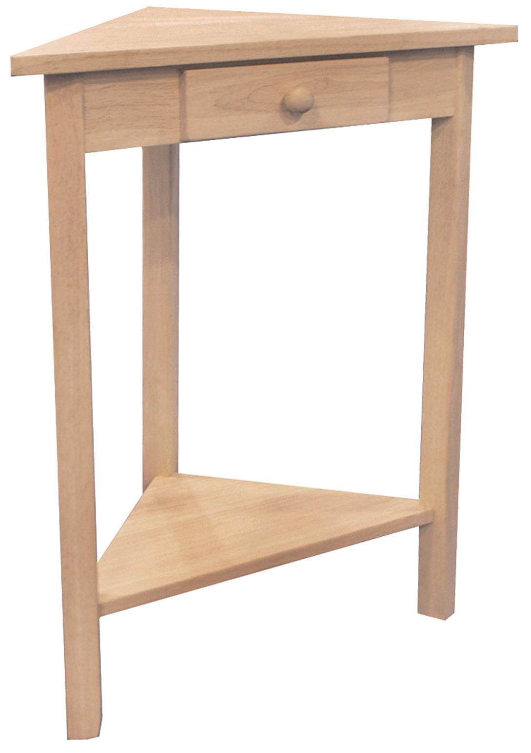 John Thomas SELECT Home Accents OT95 Small Corner Table Corner